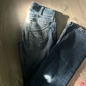 Ariat jeans.